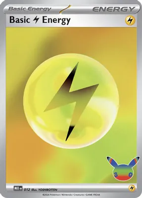 Basic Lightning Energy - 012 (30th Celebration) from MEE: Mega Evolution Energies