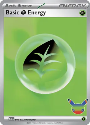 Basic Grass Energy - 009 (30th Celebration) from MEE: Mega Evolution Energies