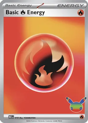 Basic Fire Energy - 010 (30th Celebration) from MEE: Mega Evolution Energies
