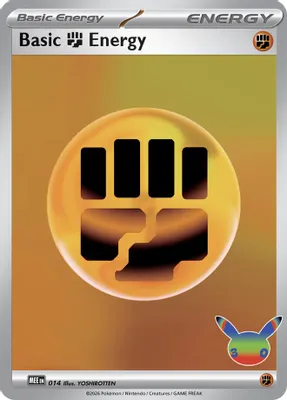 Basic Fighting Energy - 014 (30th Celebration) from MEE: Mega Evolution Energies