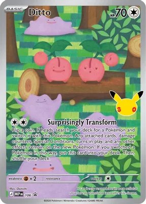 Ditto - 106 (30th Celebration) from ME: Mega Evolution Promo