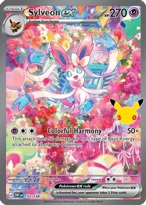 Sylveon ex - 153/128 from ME: 30th Celebration