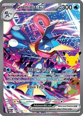 Greninja ex - 148/128 from ME: 30th Celebration