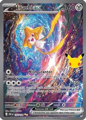 Jirachi ex - 155/128 from ME: 30th Celebration