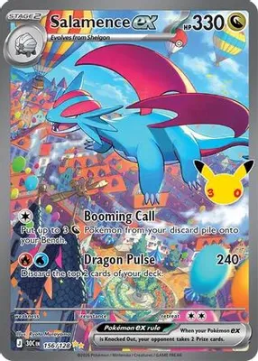Salamence ex - 156/128 from ME: 30th Celebration