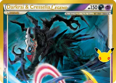 Darkrai & Cresselia Legend (Top) from ME: 30th Celebration Classic Collection