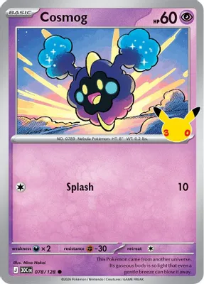 Cosmog from ME: 30th Celebration