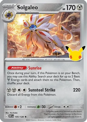 Solgaleo from ME: 30th Celebration