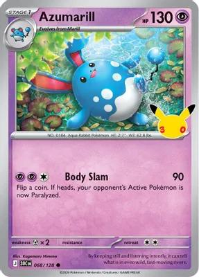 Azumarill from ME: 30th Celebration