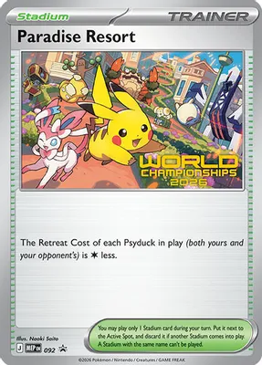 Paradise Resort - 092 (World Championships 2026) from ME: Mega Evolution Promo