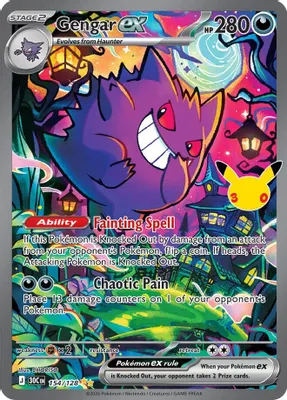 Gengar ex - 154/128 from ME: 30th Celebration