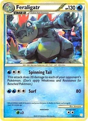 Feraligatr - 20/123 (Cracked Ice Holo) from Deck Exclusives