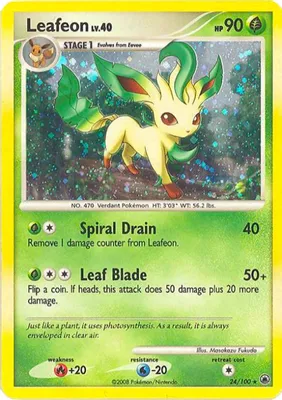Leafeon - 24/100 (DP Majestic Dawn) from Deck Exclusives