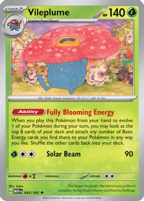 Vileplume - 045/165 from Deck Exclusives