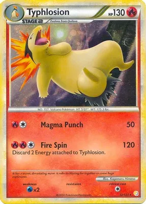Typhlosion - 32/123 (Cosmos Holo) from Deck Exclusives
