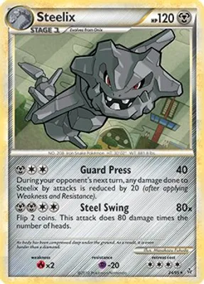 Steelix - 24/95 (HGSS Unleashed) from Deck Exclusives
