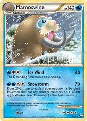 Mamoswine - 5/102 (Cracked Ice Holo) from Deck Exclusives