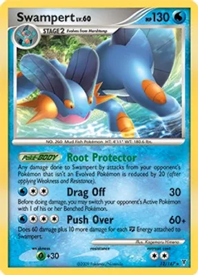 Swampert - 12/147 (DPPt Supreme Victors) from Deck Exclusives