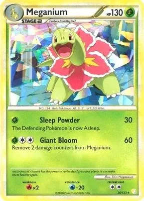 Meganium - 26/123 (Cracked Ice Holo) from Deck Exclusives