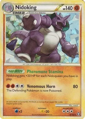 Nidoking - 6/102 (Cracked Ice Holo) from Deck Exclusives