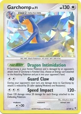 Garchomp - 5/147 (Cracked Ice Holo) from Deck Exclusives