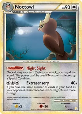 Noctowl - 8/123 (HeartGold & SoulSilver) from Deck Exclusives
