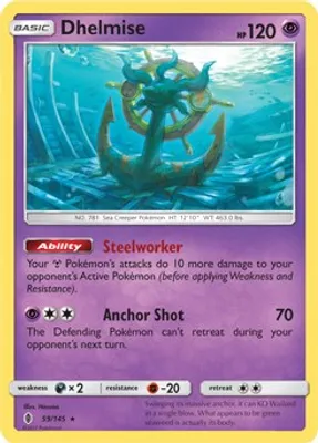 Dhelmise - 59/145 (SM Guardians Rising) from Deck Exclusives