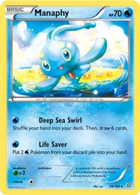 Manaphy - 56/160 (Battle Arena Deck Exclusive) from Deck Exclusives