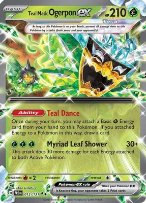 Teal Mask Ogerpon ex - 012/131 from SV: Prismatic Evolutions