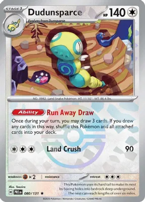 Dudunsparce (Poke Ball Pattern) from SV: Prismatic Evolutions