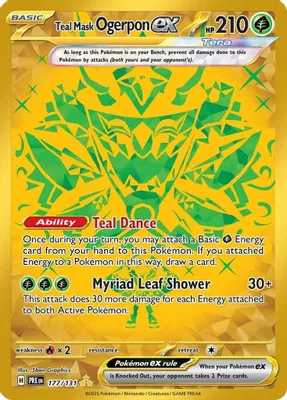 Teal Mask Ogerpon ex - 177/131 from SV: Prismatic Evolutions