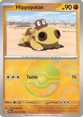 Hippopotas (Poke Ball Pattern) from SV: Prismatic Evolutions