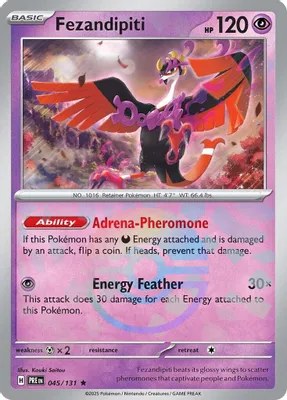 Fezandipiti (Poke Ball Pattern) from SV: Prismatic Evolutions