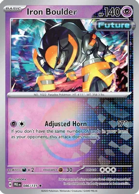 Iron Boulder (Poke Ball Pattern) from SV: Prismatic Evolutions