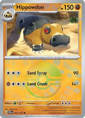 Hippowdon (Poke Ball Pattern) from SV: Prismatic Evolutions