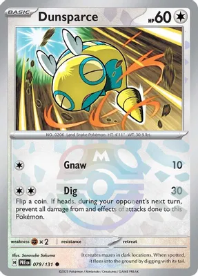 Dunsparce (Master Ball Pattern) from SV: Prismatic Evolutions