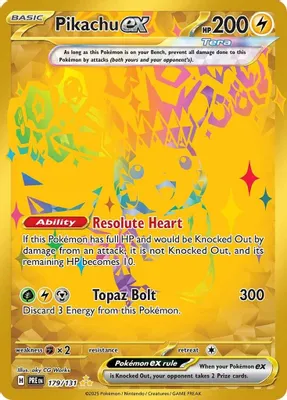 Pikachu ex - 179/131 from SV: Prismatic Evolutions