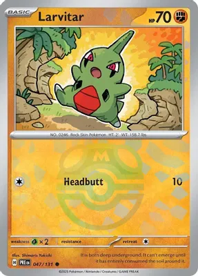 Larvitar (Master Ball Pattern) from SV: Prismatic Evolutions
