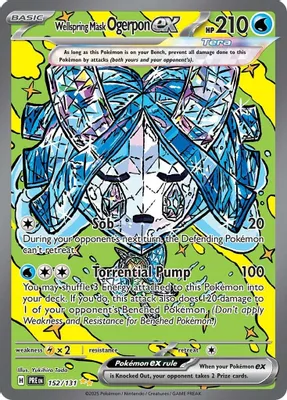 Wellspring Mask Ogerpon ex - 152/131 from SV: Prismatic Evolutions