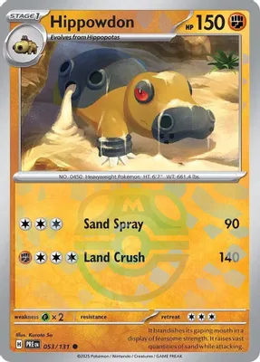 Hippowdon (Master Ball Pattern) from SV: Prismatic Evolutions