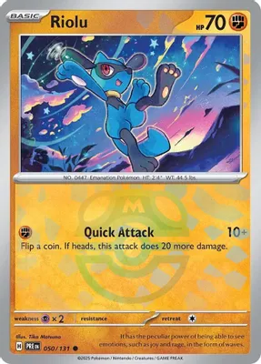 Riolu (Master Ball Pattern) from SV: Prismatic Evolutions
