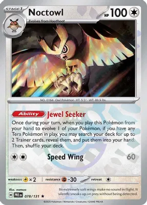 Noctowl (Master Ball Pattern) from SV: Prismatic Evolutions