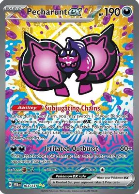 Pecharunt ex from SV: Prismatic Evolutions