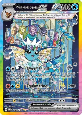Vaporeon ex - 149/131 from SV: Prismatic Evolutions