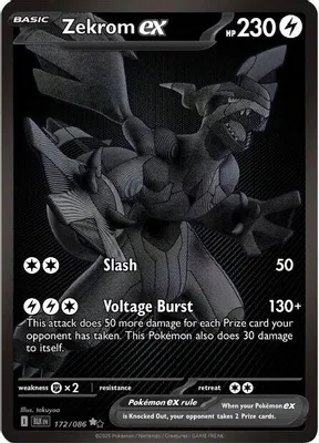 Zekrom ex - 172/086 from SV: Black Bolt