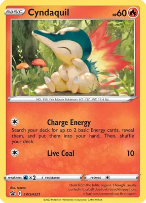 Cyndaquil - SWSH221 from SWSH: Sword & Shield Promo Cards