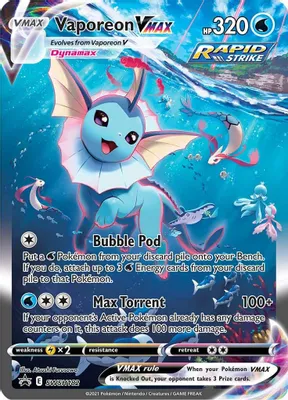 Vaporeon VMAX - SWSH182 from SWSH: Sword & Shield Promo Cards
