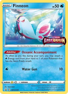 Finneon - SWSH240 (Prerelease) from SWSH: Sword & Shield Promo Cards