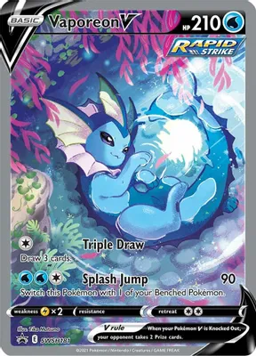 Vaporeon V - SWSH181 from SWSH: Sword & Shield Promo Cards