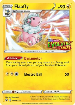 Flaaffy - SWSH122 (Prerelease) from SWSH: Sword & Shield Promo Cards